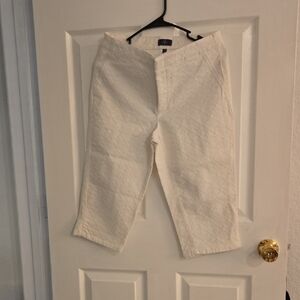 Women's White Capris